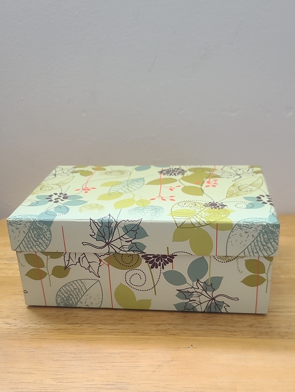 Decorative Floral Pattern Storage/Gift Box